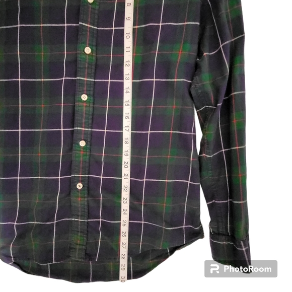 Tommy Hilfiger Men's Size Large Plaid Long Sleeve Button Up Shirt - Picture 6 of 8